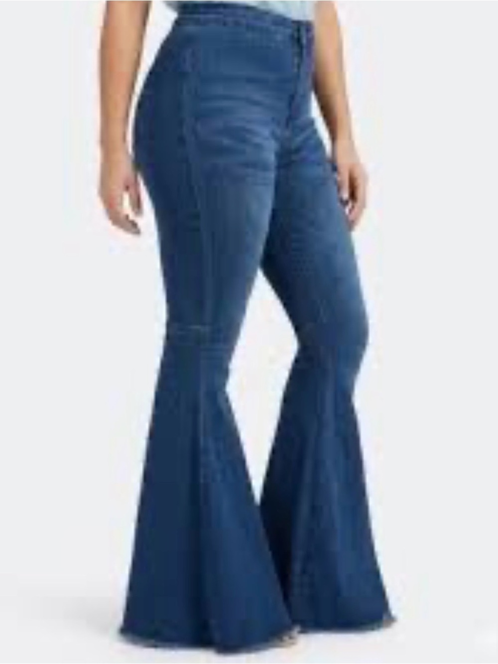 Banjul Indigo High-Waist Flared Jeans